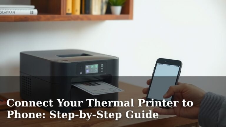 Connect Your Thermal Printer to Phone: Step-by-Step Guide