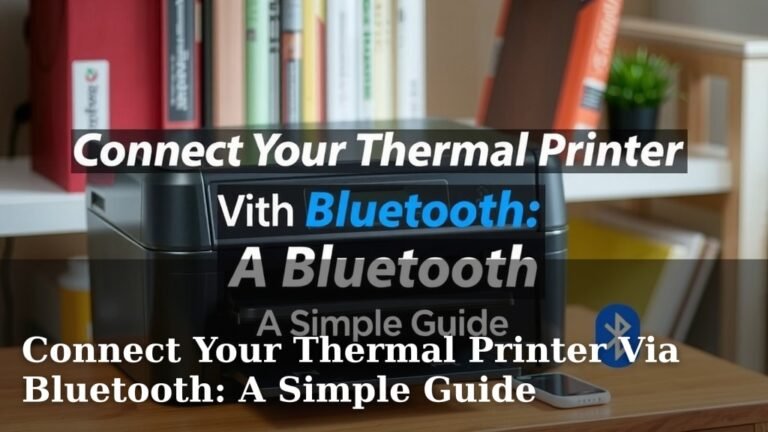 Connect Your Thermal Printer Via Bluetooth: A Simple Guide