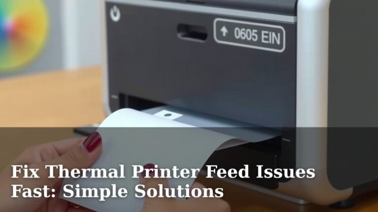 Fix Thermal Printer Feed Issues Fast: Simple Solutions