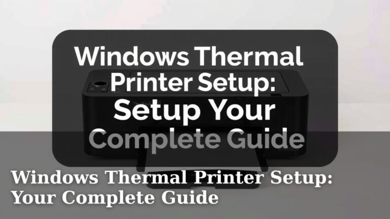 Windows Thermal Printer Setup: Your Complete Guide