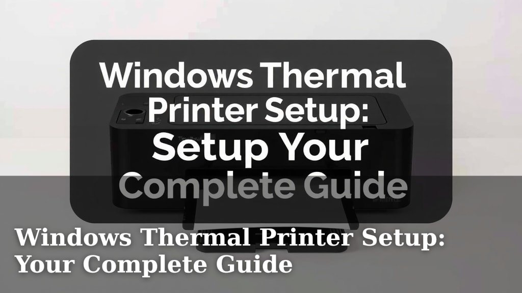 Windows Thermal Printer Setup: Your Complete Guide