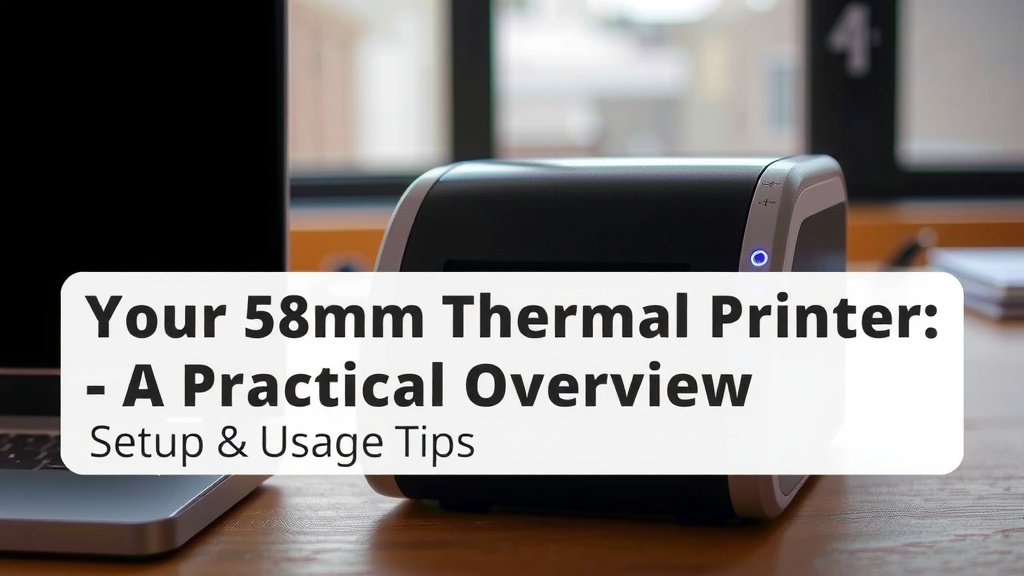 Your 58mm Thermal Printer: A Practical Overview