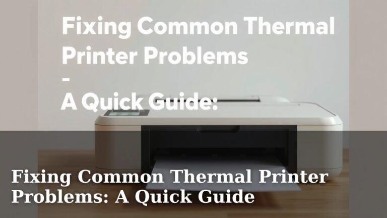 Fixing Common Thermal Printer Problems: A Quick Guide