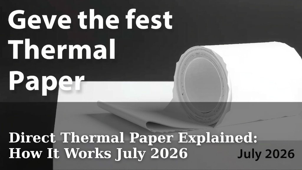 Direct Thermal Paper Explained: How It Works July 2026
