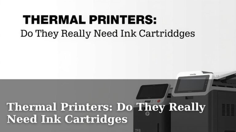 Thermal Printers: Do They Really Need Ink Cartridges