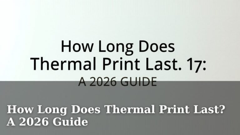 How Long Does Thermal Print Last? A 2026 Guide