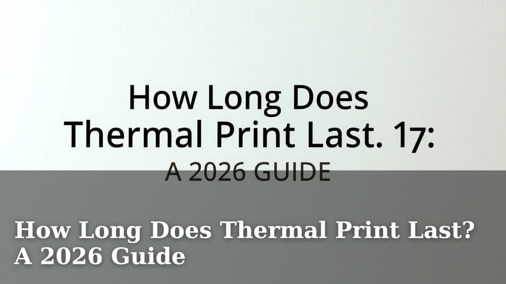 How Long Does Thermal Print Last? A 2026 Guide