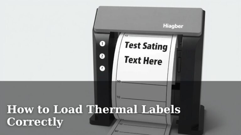 How to Load Thermal Labels Correctly