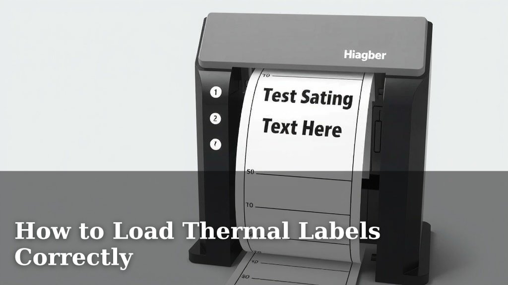 How to Load Thermal Labels Correctly