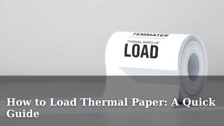 How to Load Thermal Paper: A Quick Guide