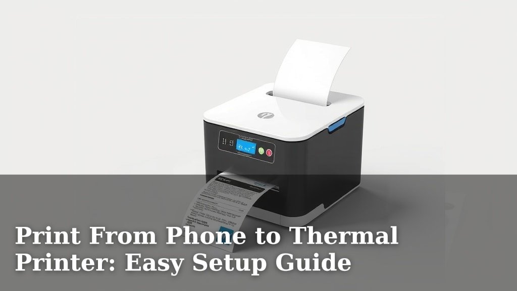 Print From Phone to Thermal Printer: Easy Setup Guide
