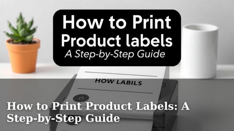 How to Print Product Labels: A Step-by-Step Guide