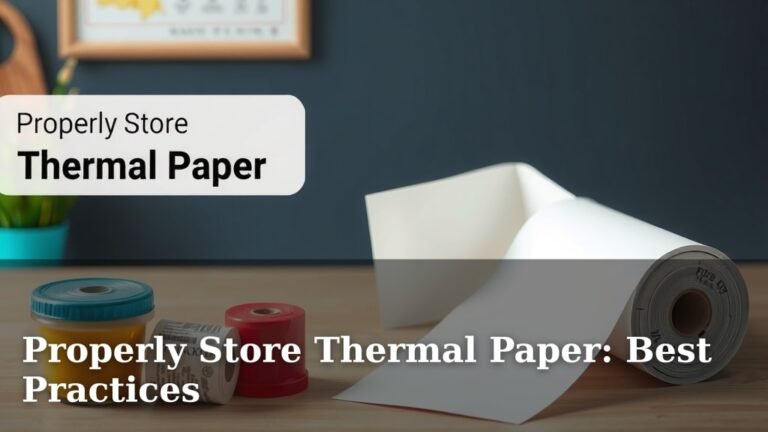 Properly Store Thermal Paper: Best Practices