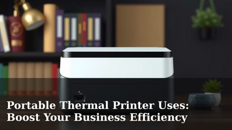 Portable Thermal Printer Uses: Boost Your Business Efficiency