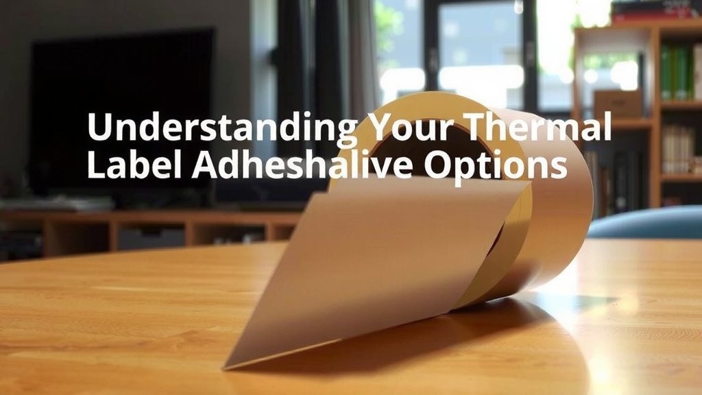 Understanding Your Thermal Label Adhesive Options