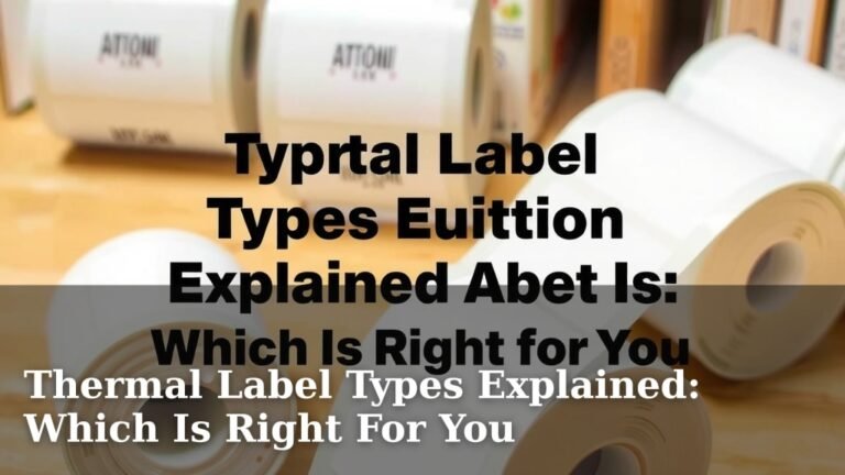 Thermal Label Types Explained: Which Is Right For You