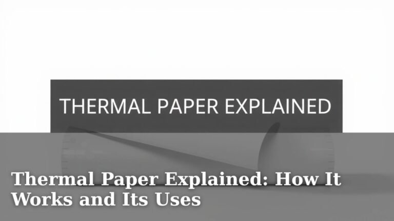 Thermal Paper Explained: How It Works and Its Uses