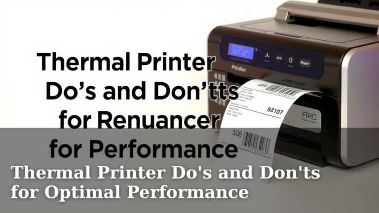 Thermal Printer Do's and Don'ts for Optimal Performance