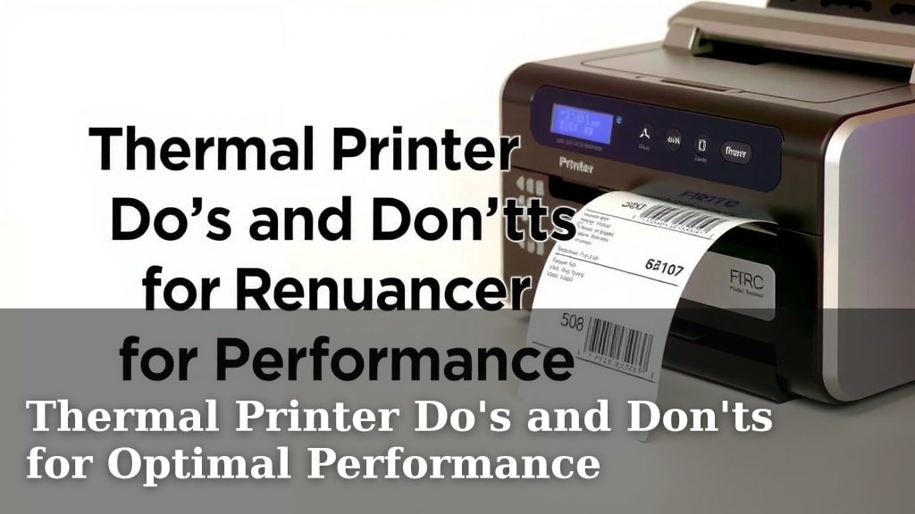 Thermal Printer Do's and Don'ts for Optimal Performance