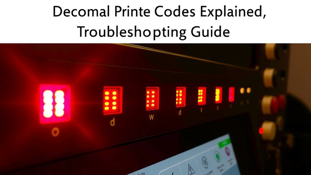 Decoding Your Thermal Printer's Blinking Lights