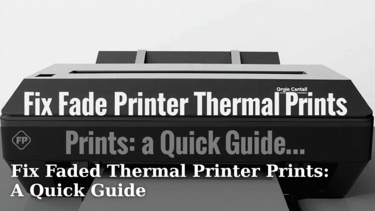 Fix Faded Thermal Printer Prints: A Quick Guide