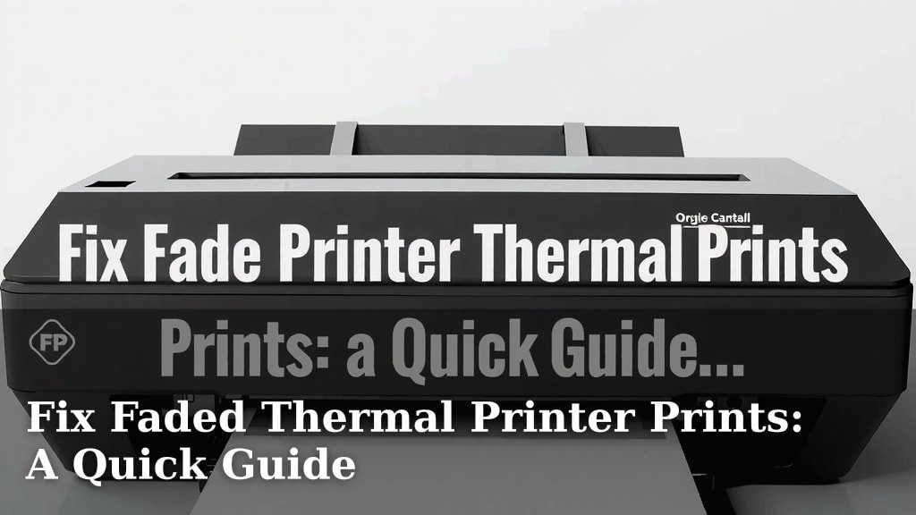 Fix Faded Thermal Printer Prints: A Quick Guide
