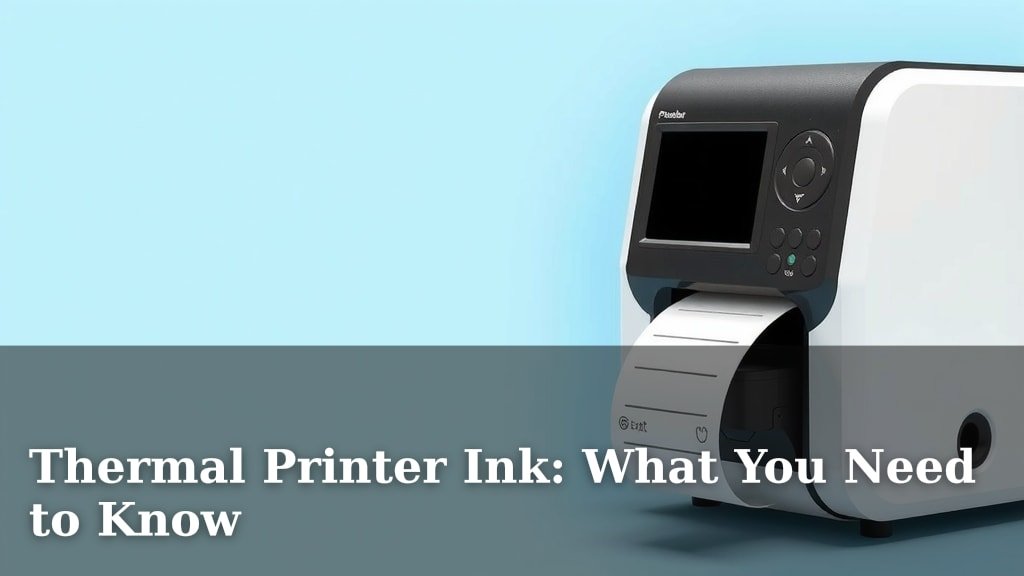 Thermal Printer Ink: What You Need to Know