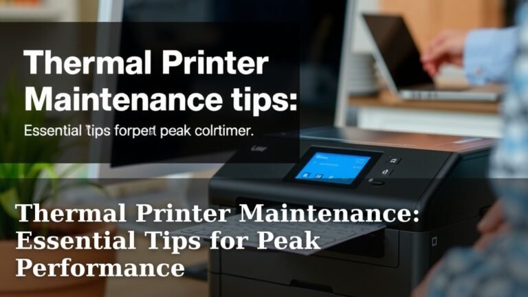 Thermal Printer Maintenance: Essential Tips for Peak Performance