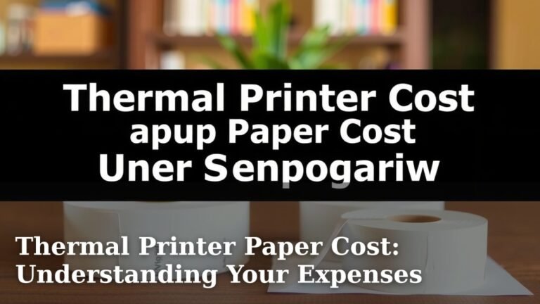 Thermal Printer Paper Cost: Understanding Your Expenses