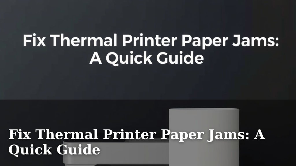 Fix Thermal Printer Paper Jams: A Quick Guide