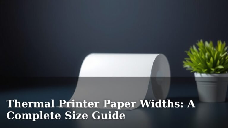 Thermal Printer Paper Widths: A Complete Size Guide