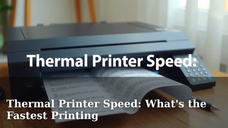 Thermal Printer Speed: What's the Fastest Printing