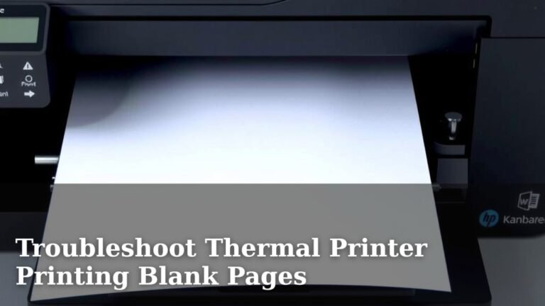 Troubleshoot Thermal Printer Printing Blank Pages