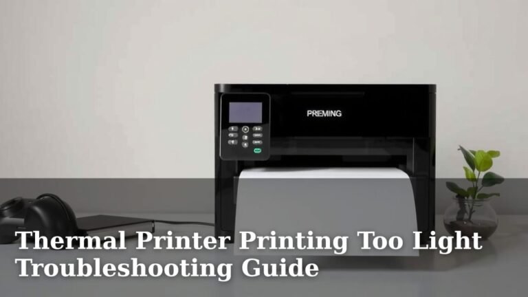 Thermal Printer Printing Too Light Troubleshooting Guide