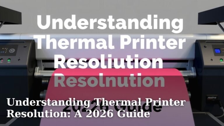 Understanding Thermal Printer Resolution: A 2026 Guide