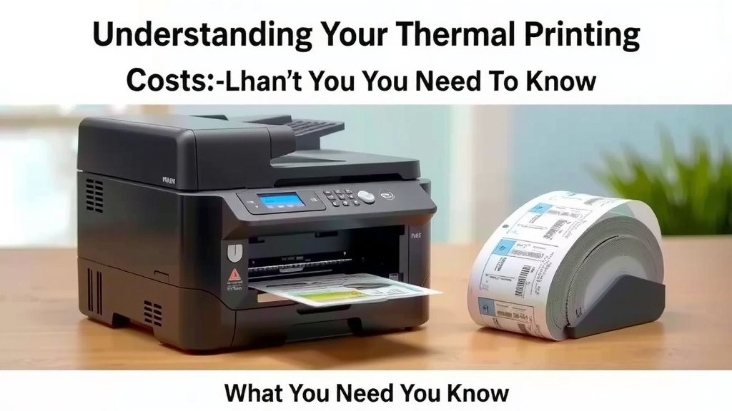 Understanding Your Thermal Printer's Ongoing Expenses