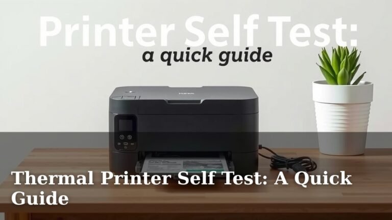 Thermal Printer Self Test: A Quick Guide