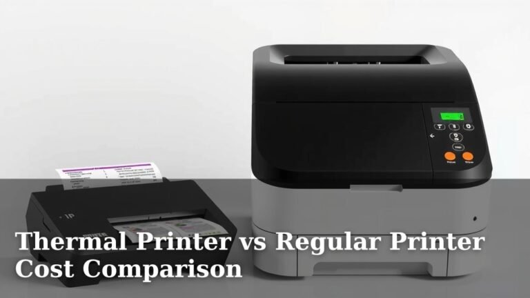 Thermal Printer vs Regular Printer Cost Comparison