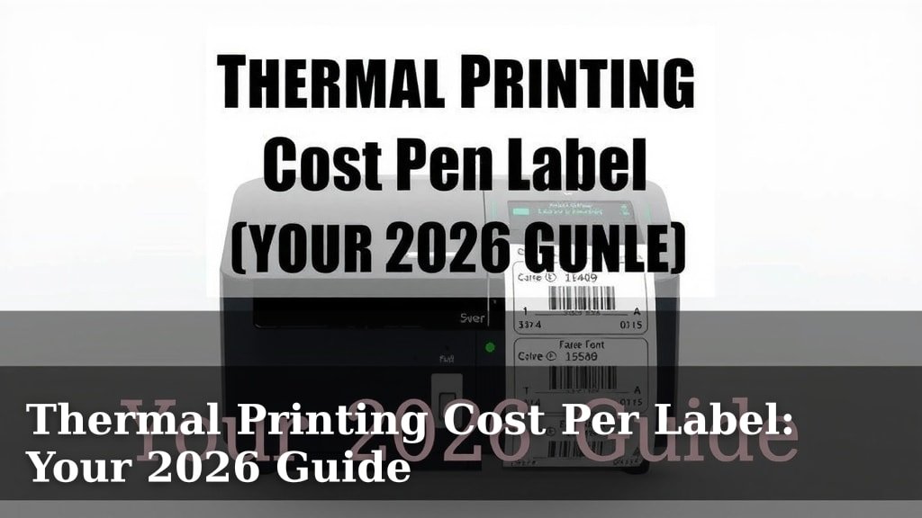 Thermal Printing Cost Per Label: Your 2026 Guide