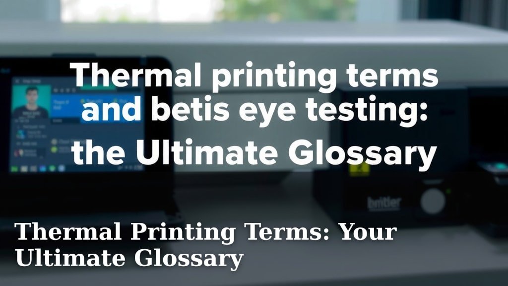 Thermal Printing Terms: Your Ultimate Glossary