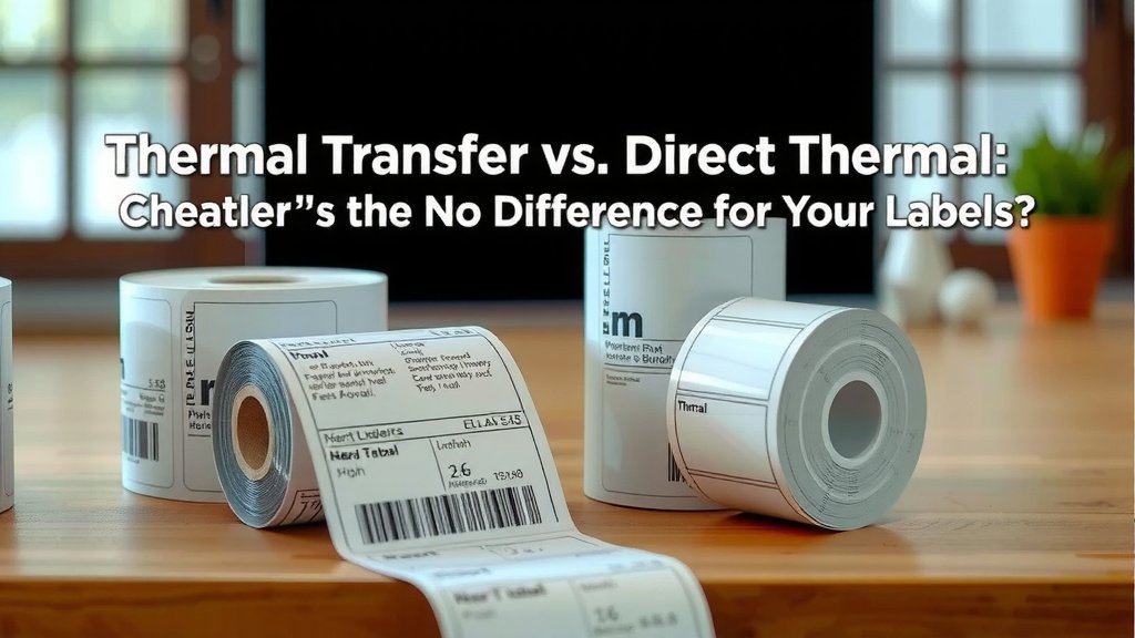 Thermal Transfer vs. Direct Thermal: What's the Difference for Your Labels?