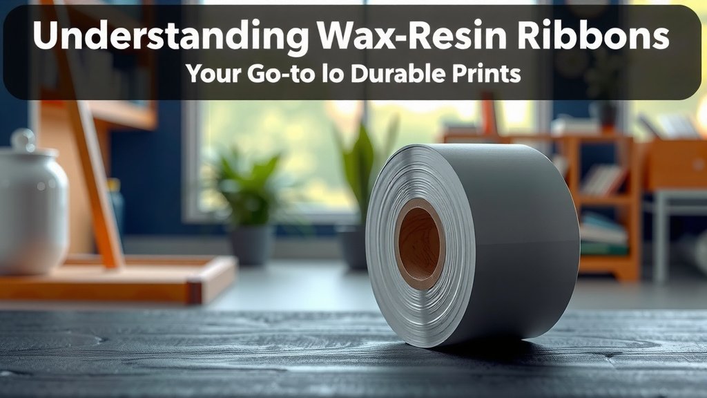 Understanding Wax Resin Ribbons: Your Go-To for Durable Prints