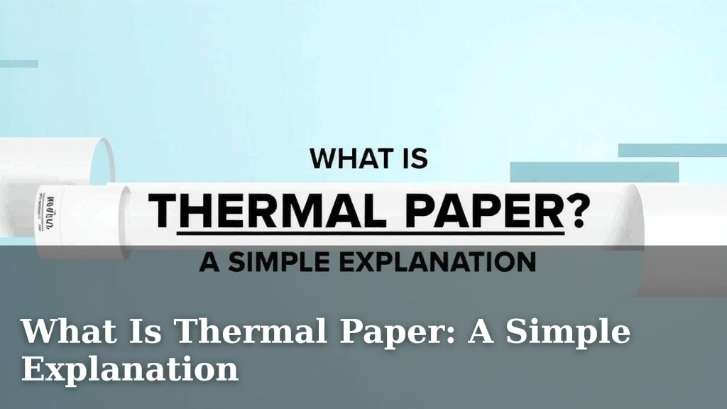 What Is Thermal Paper: A Simple Explanation