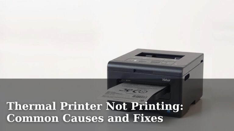 Thermal Printer Not Printing: Common Causes and Fixes