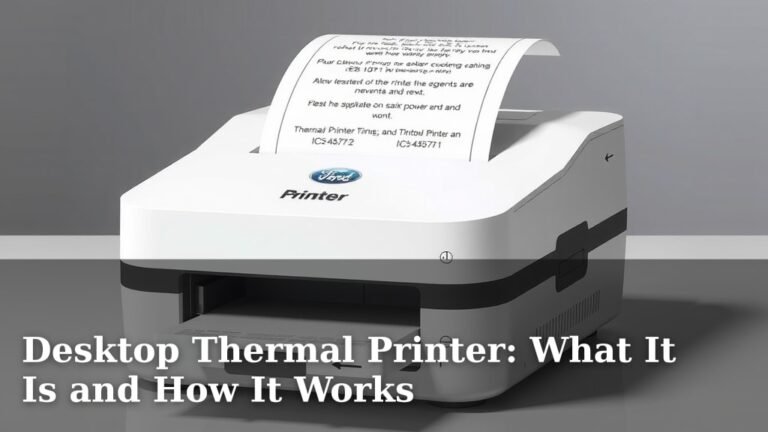 Desktop Thermal Printer: What It Is and How It Works