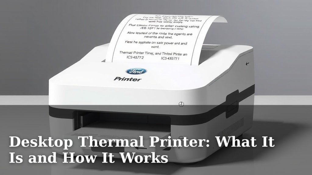 Desktop Thermal Printer: What It Is and How It Works