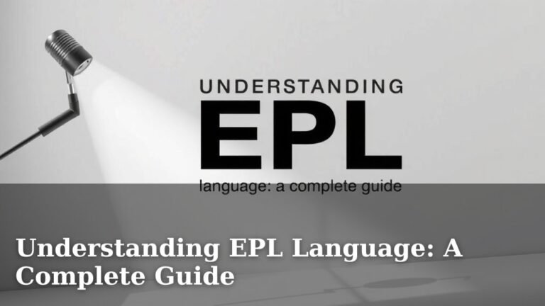 Understanding EPL Language: A Complete Guide