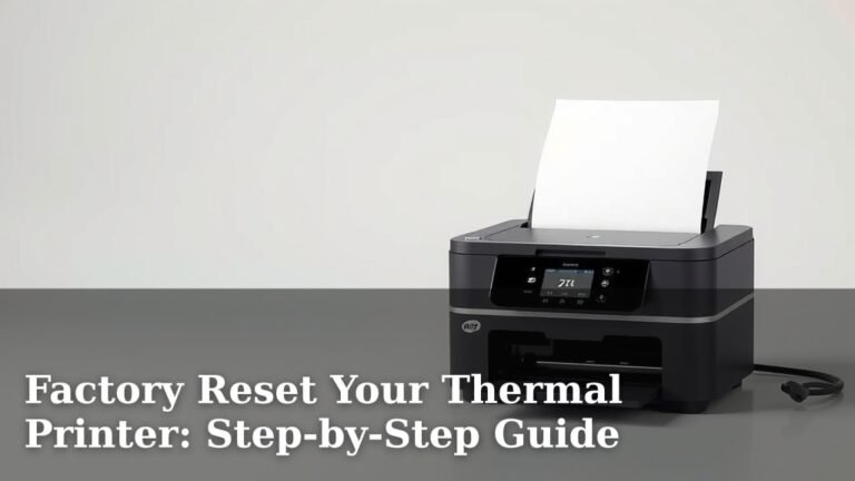Factory Reset Your Thermal Printer: Step-by-Step Guide