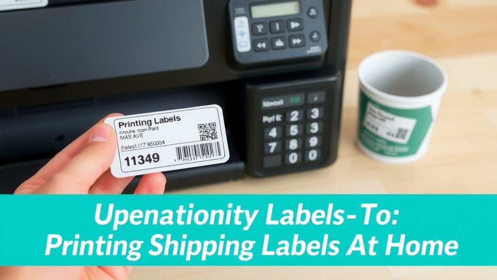 Your Guide to Printing Shipping Labels at Home