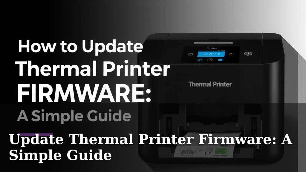 Update Thermal Printer Firmware: A Simple Guide